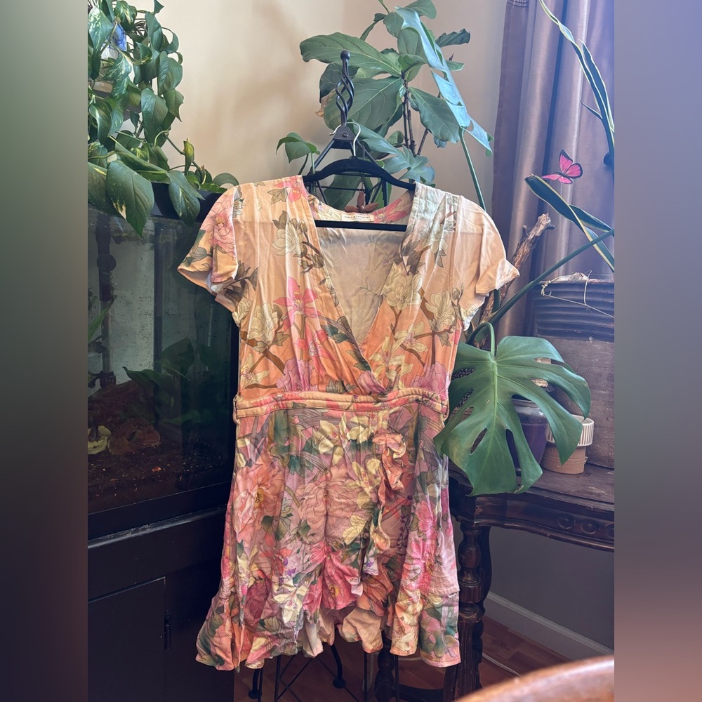 Spell Floral Wrap Dress